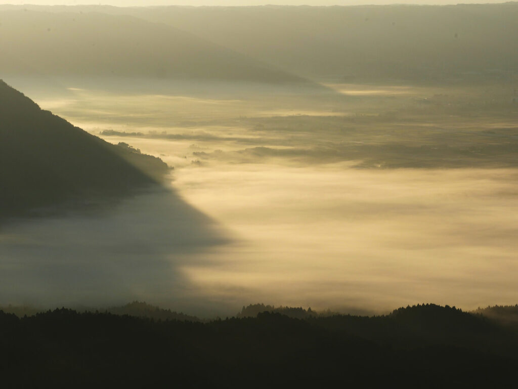 阿蘇の大観峰から見る雲海
